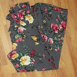 Floral boho pant